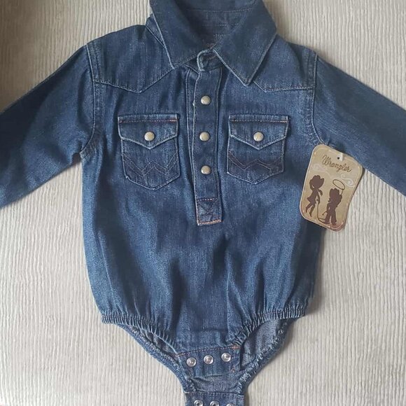 Wrangler 0-3mo Baby Onesie - Picture 1 of 6